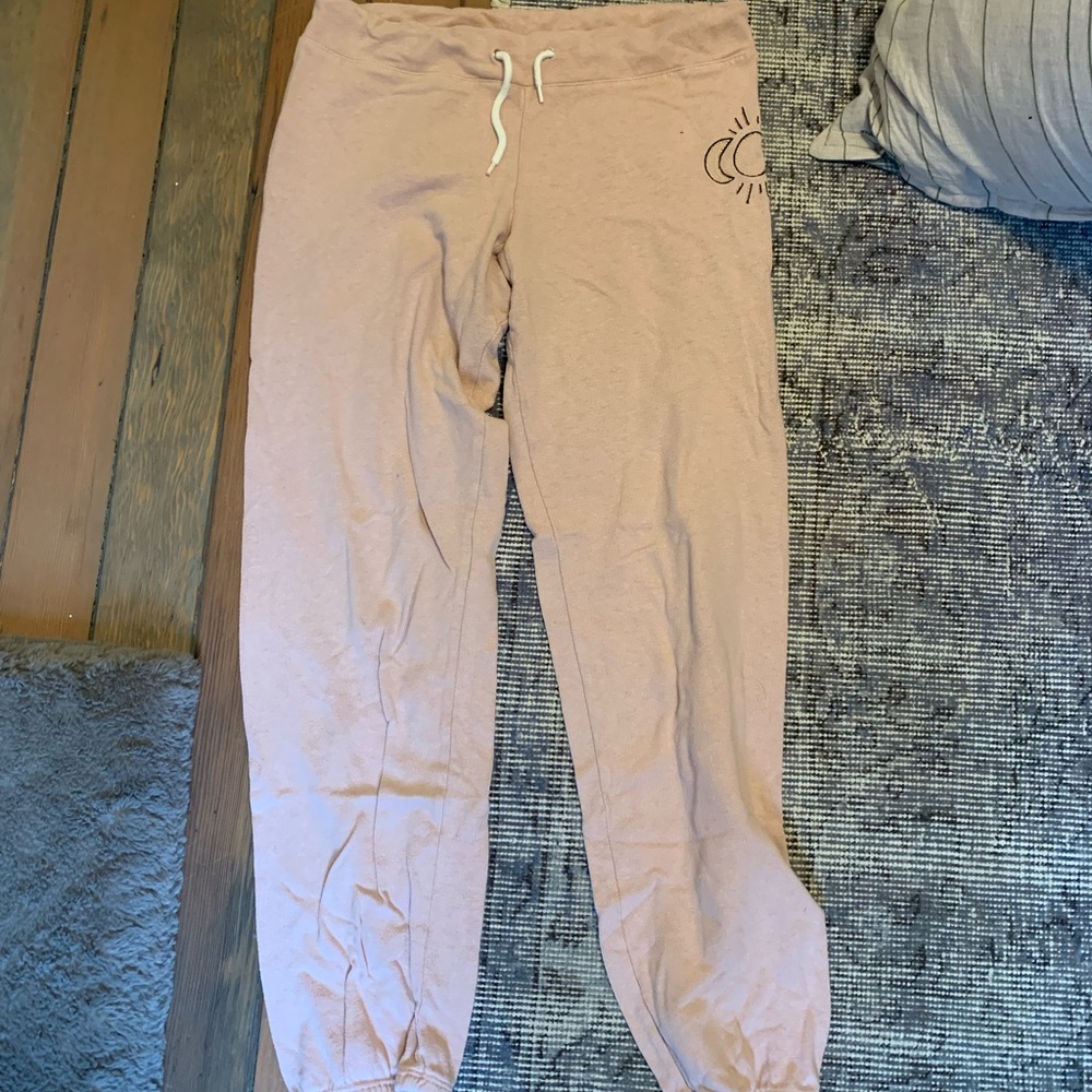 Monrow pink sweatpants size medium
